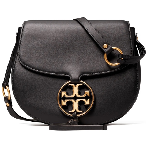 Tory Burch Handbags - NWT $348 TORY BURCH MILLER SMALL LEATHER SADDLEBAG